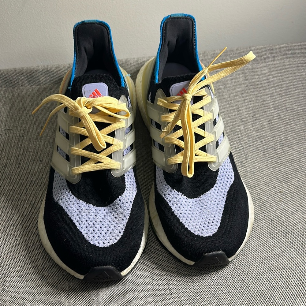 Adidas Ultraboost 21 black violet tone. Worn a few times.